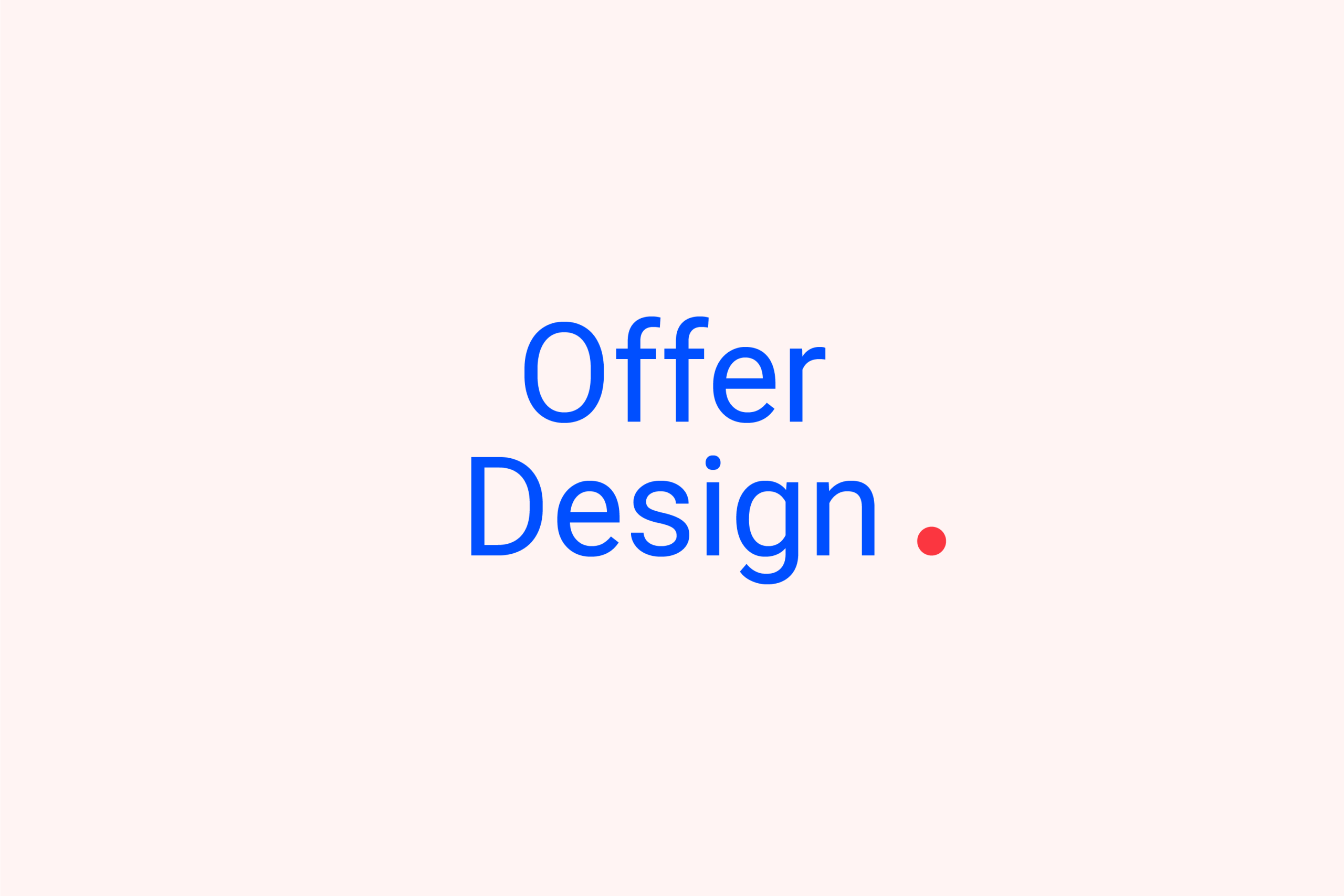 Offer & Funnel Design